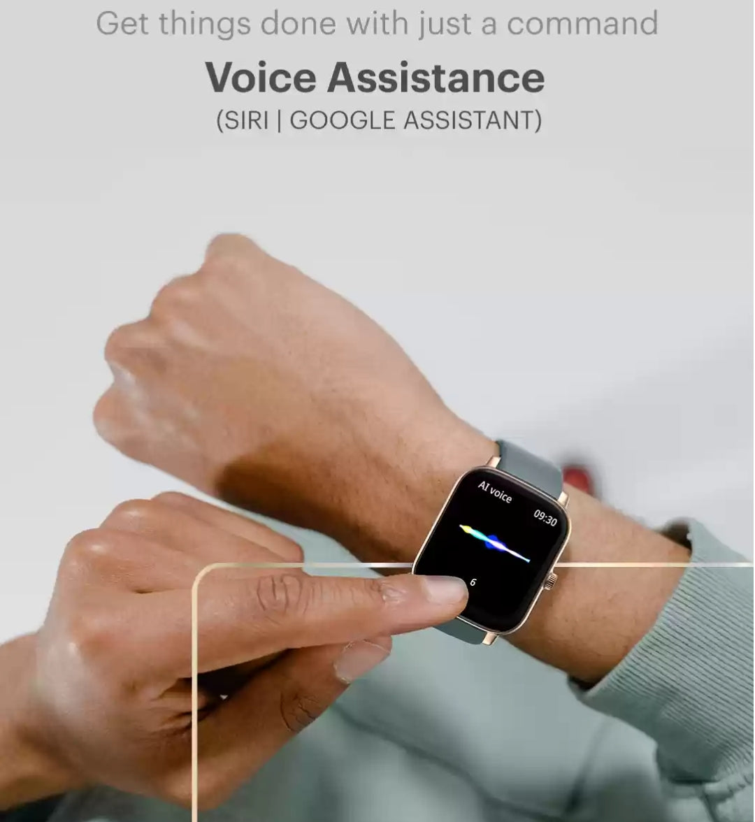 NOISE Colorfit Icon Buzz Sleep Monitor With Voice Assistant Bluetooth Calling Smartwatch.