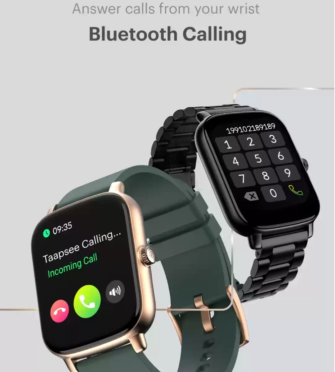 NOISE Colorfit Icon Buzz Sleep Monitor With Voice Assistant Bluetooth Calling Smartwatch.