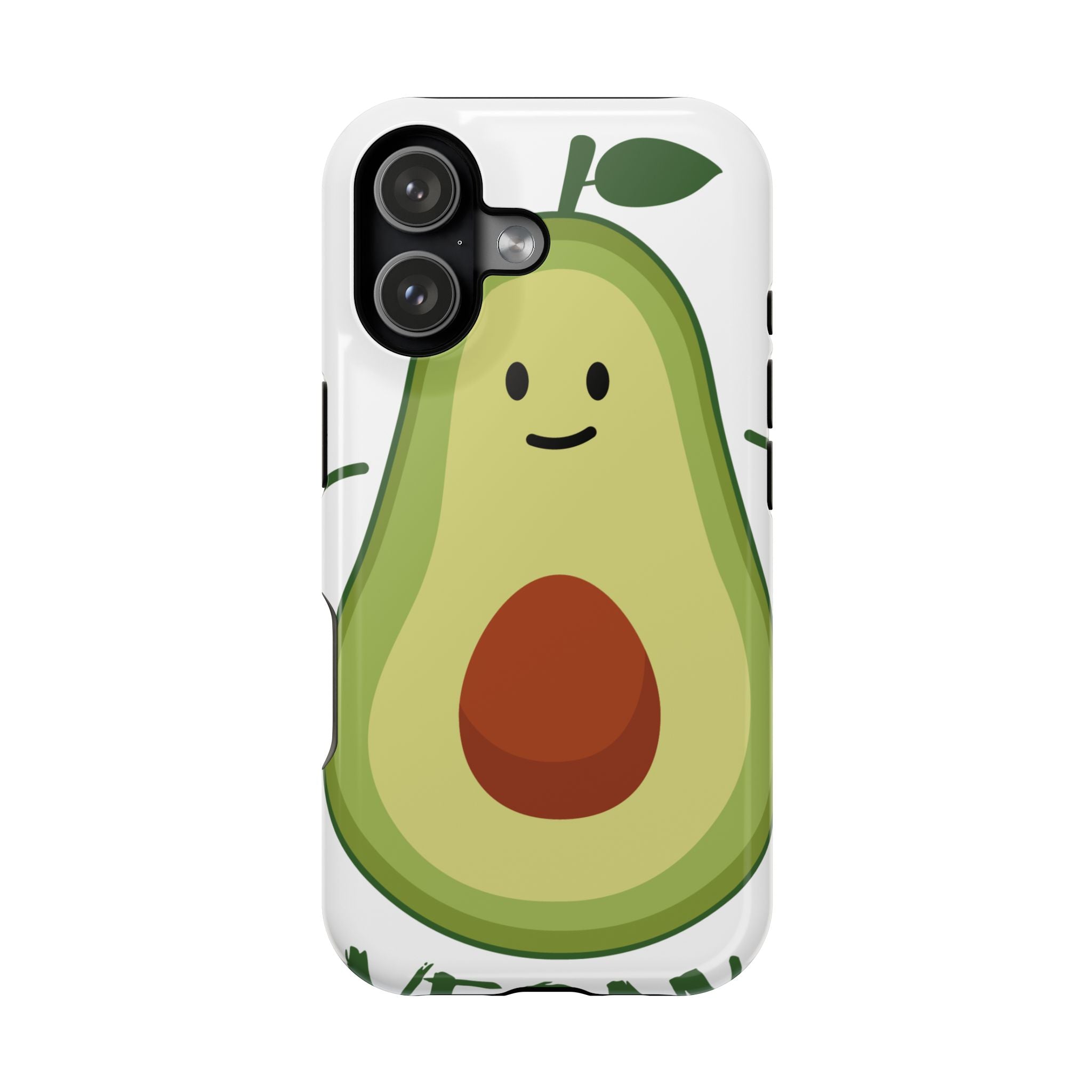 Fun Avocado Phone Case, Cute Avocado Case, Impact-Resistant Cases, Avocado Lover Gift, Smoothie Enthusiast Accessory, Quirky Phone Cover